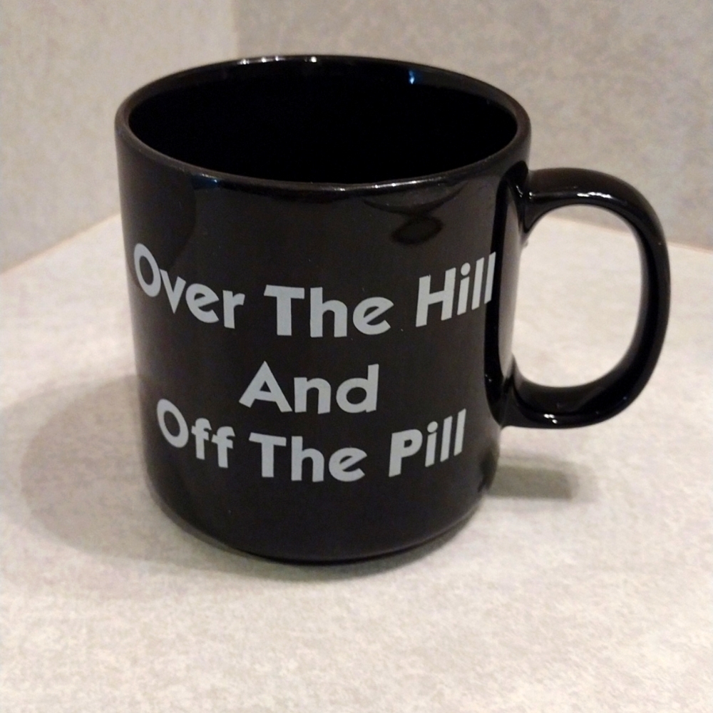 Russ humorous coffee mug.